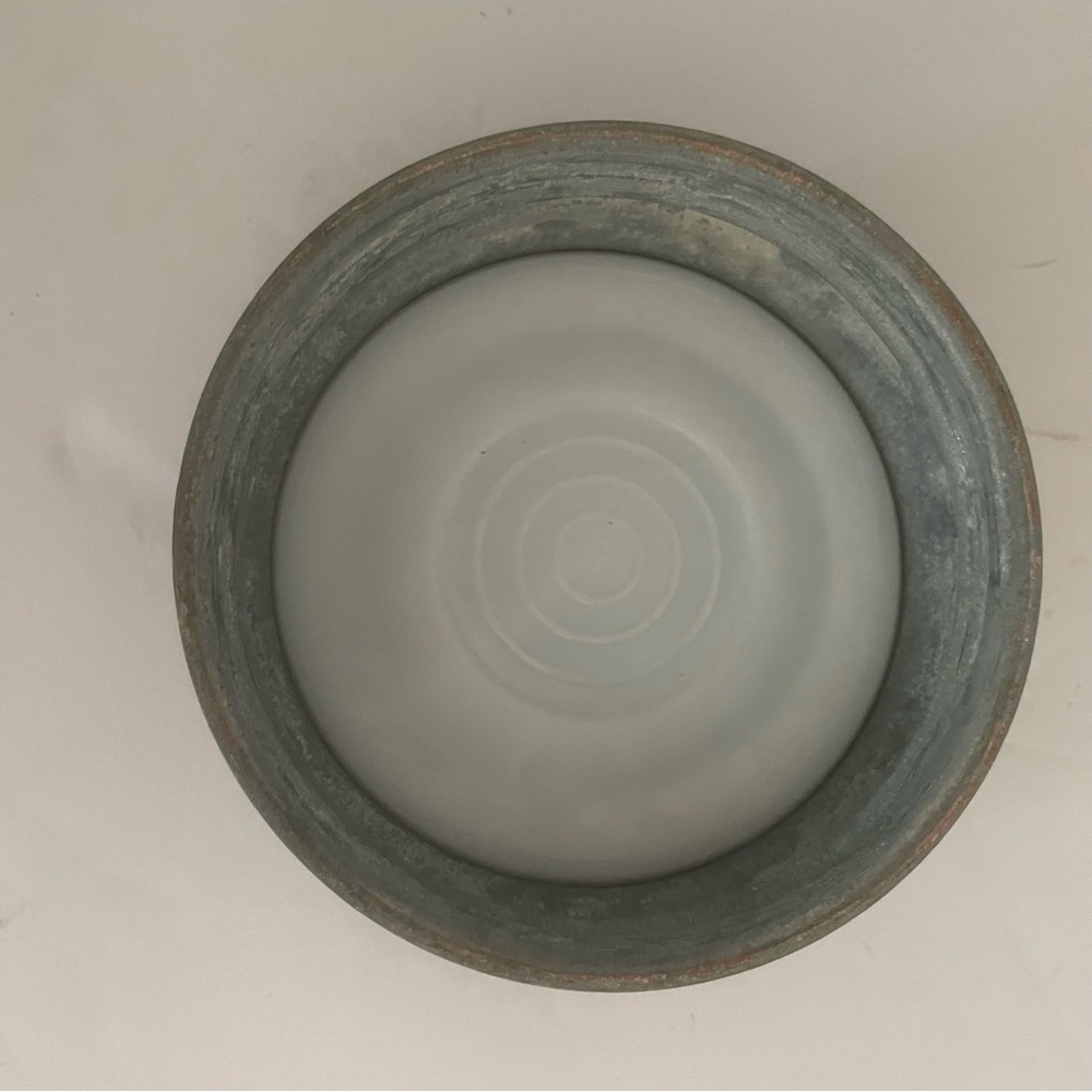 VTG 1923-33 Ball Perfect Pint #2 Canning Jar Blue Zinc Lid Canning Farm Ranch - Picture 7 of 8